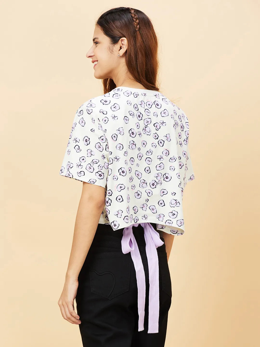 Being Human Clothingwomen Crew Neck Pastel Lilac