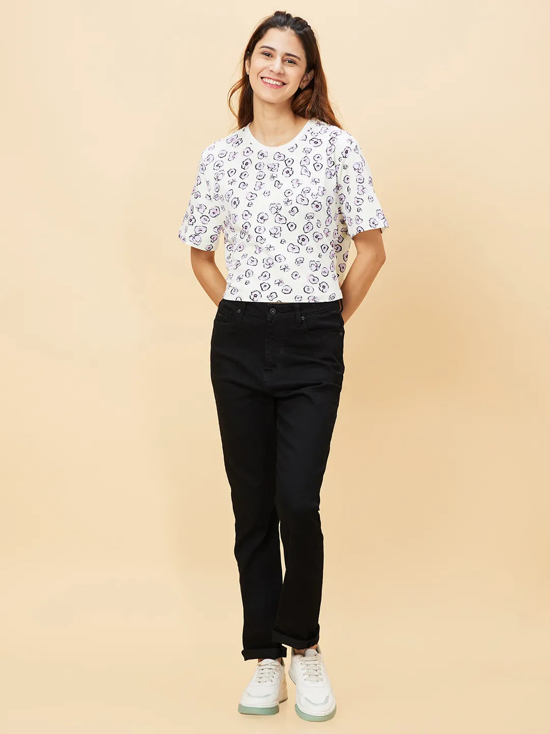 Being Human Clothingwomen Crew Neck Pastel Lilac