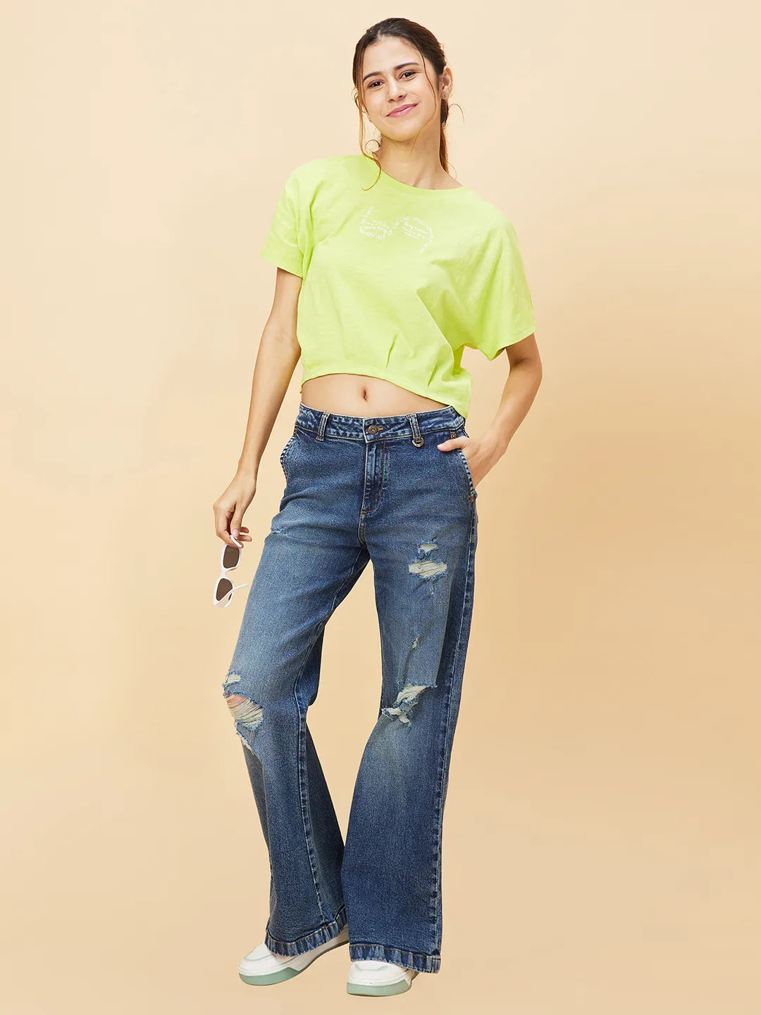 Being Human Clothingwomen Crew Neck Sulpher Spring