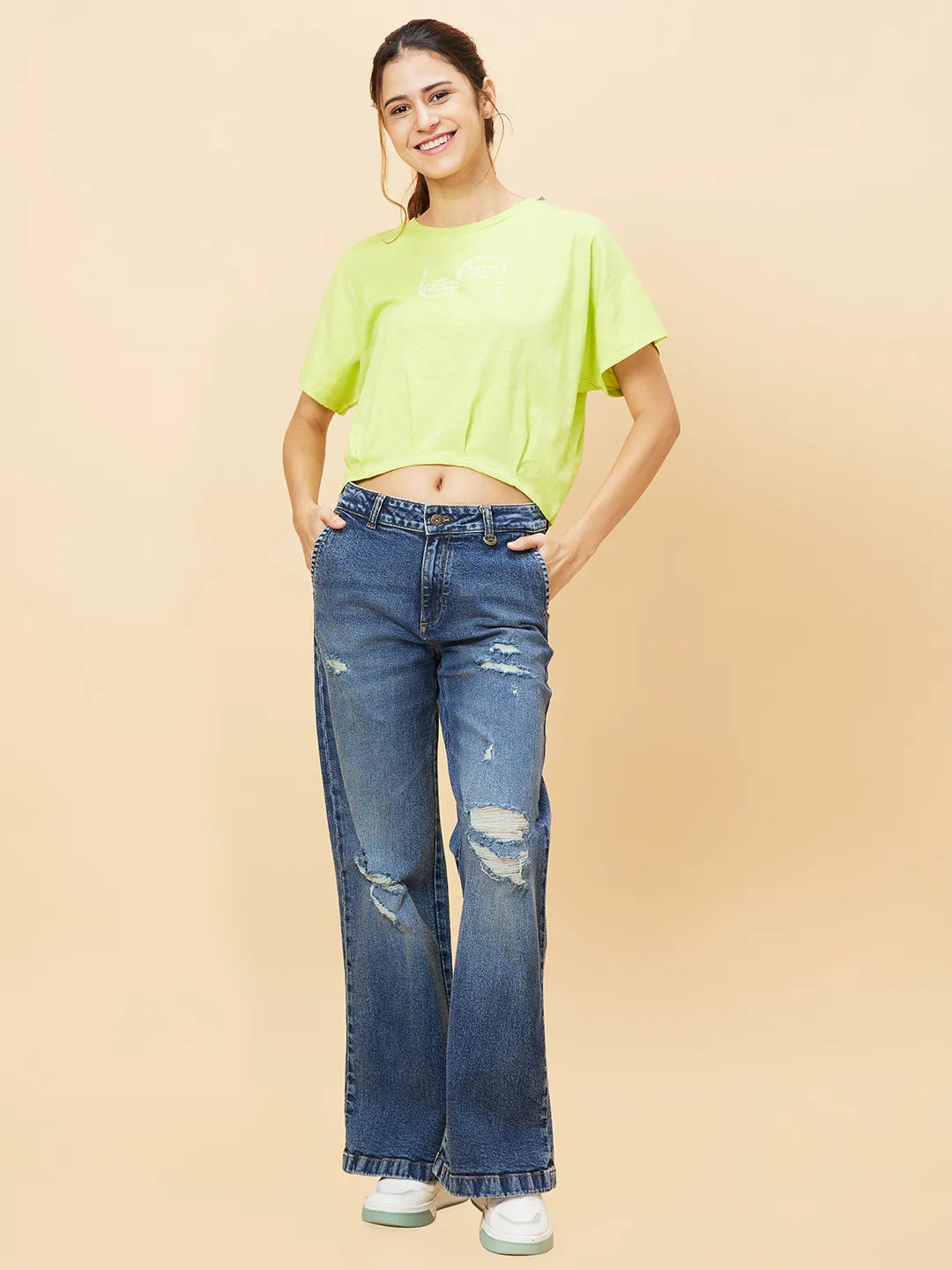 Being Human Clothingwomen Crew Neck Sulpher Spring