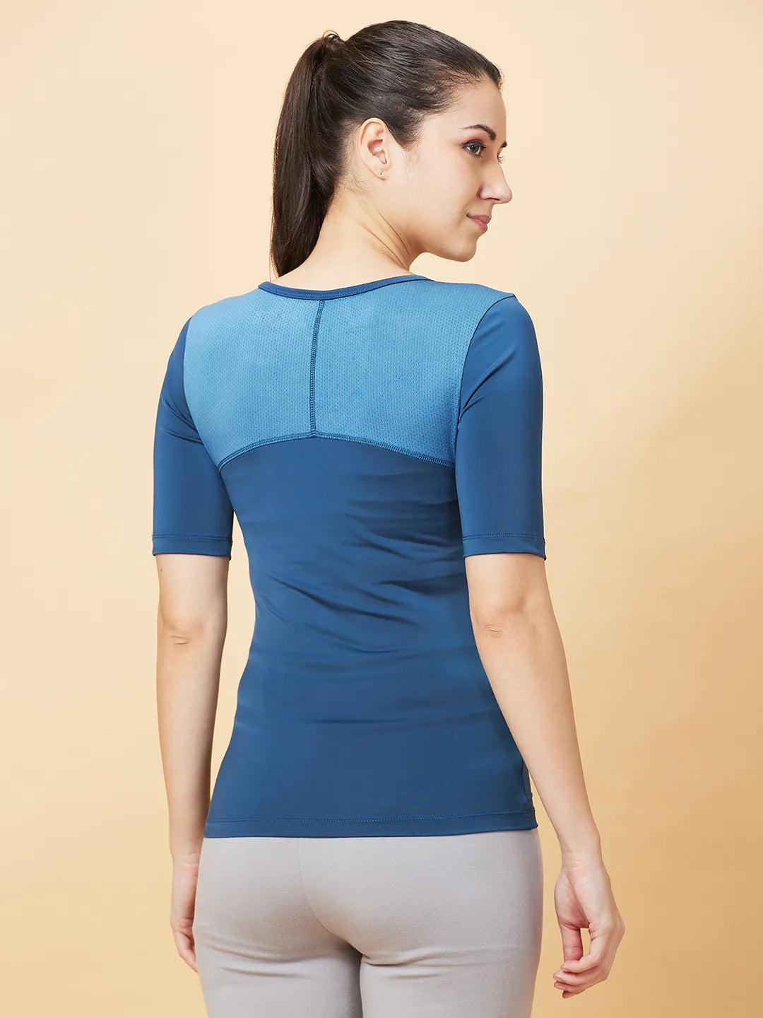 Womens-Top Crew Neck Sea Port by Being Human Clothing