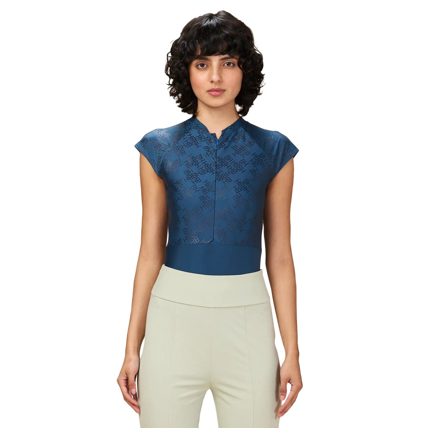 Womens-Top Crew Neck Sea Port by Being Human Clothing