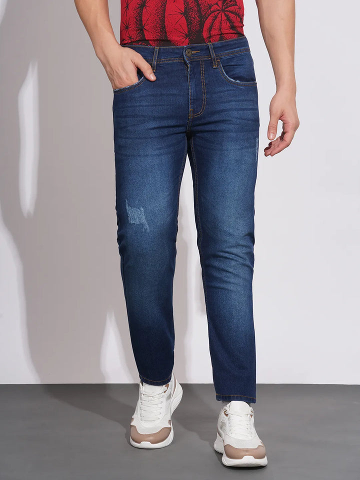 Blue Slim Fit  Denim for Men