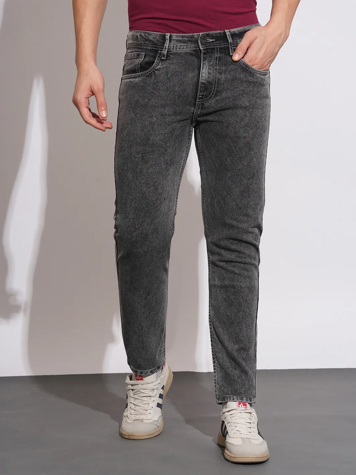 Grey Slim Fit  Denim for Men