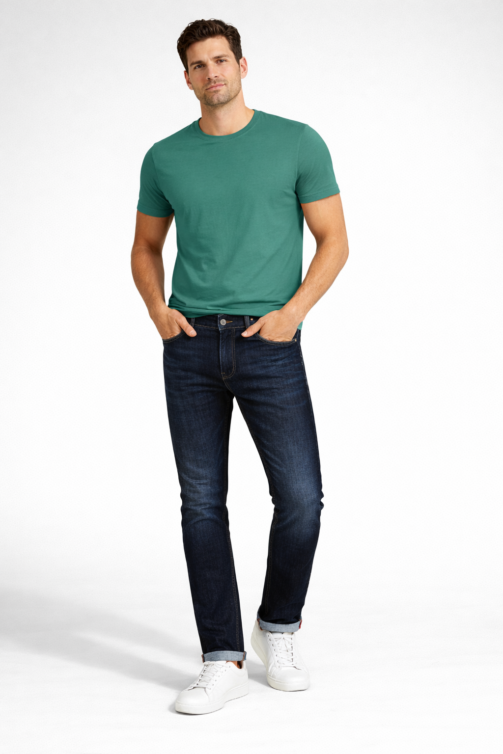 Dark Tone Skinny Fit Denims For Men By Being Human Clothing