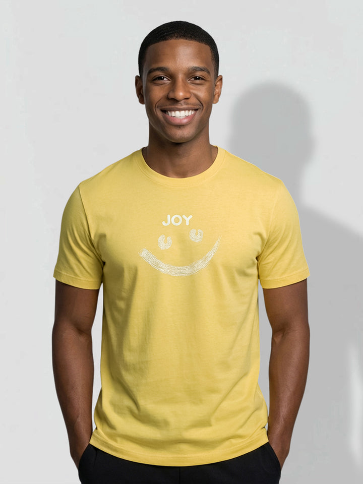 Yellow Mordeno Fit Men's Short Sleeves Graphic T-Shirt by Being Human Clothing