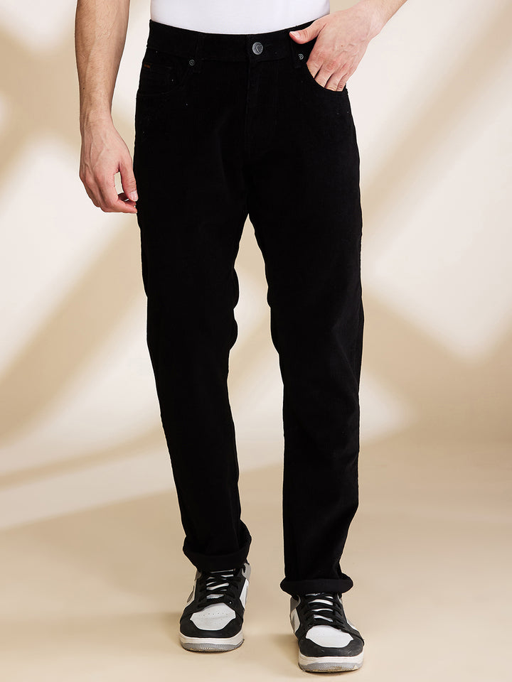 Black Slim Fit Denims For Men By Being Human Clothing