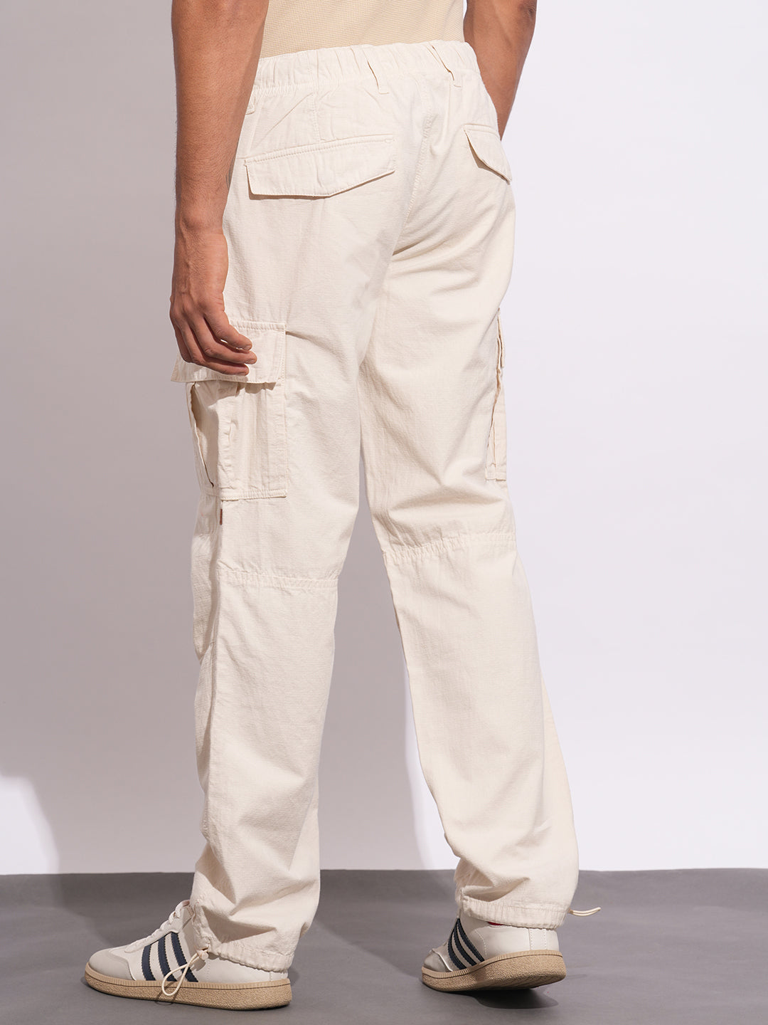 Fawn Loose Fit Cargo For Men By Being Human Clothing