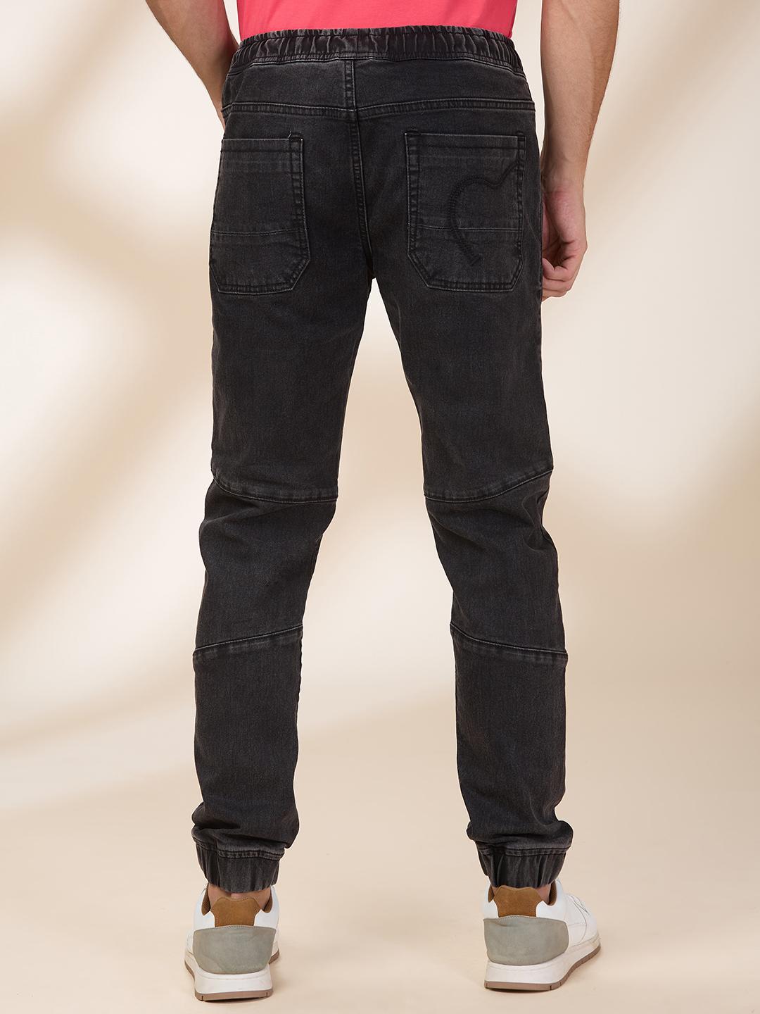 Grey Slim Fit Joggers For Men By Being Human Clothing