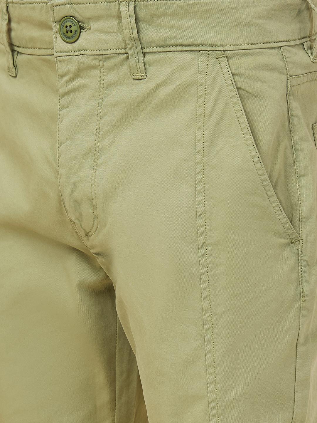 Green Regular Fit Joggers For Men By Being Human Clothing