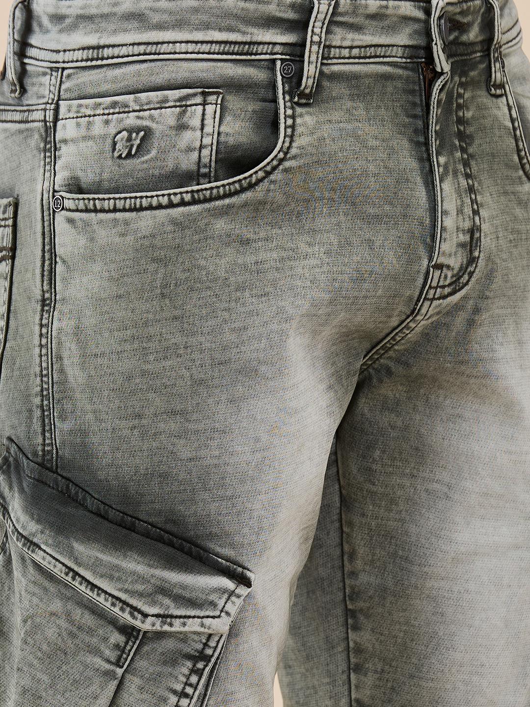 Olive Anti Fit Denims For Men By Being Human Clothing