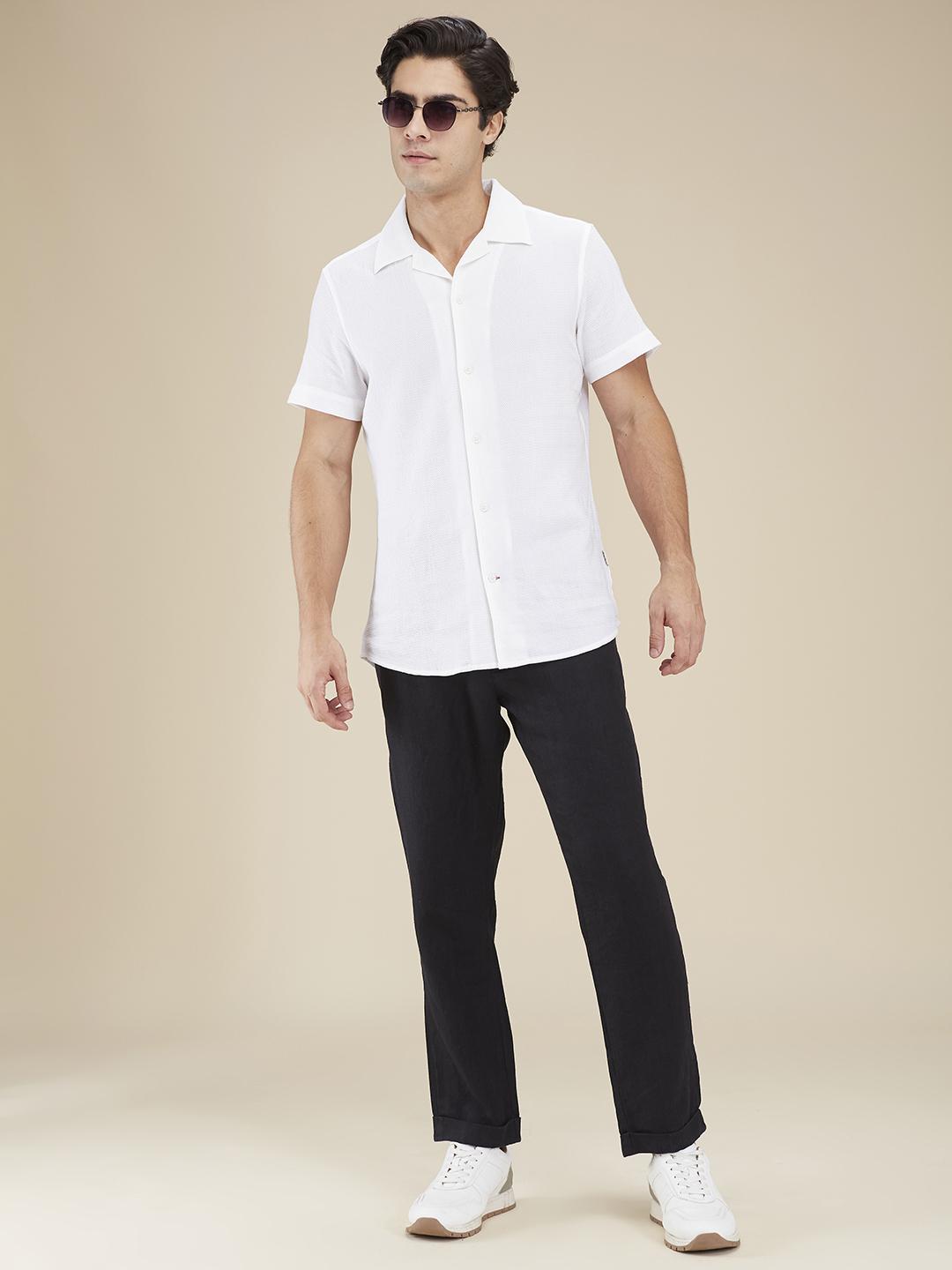 Black Regular Fit Joggers For Men By Being Human Clothing