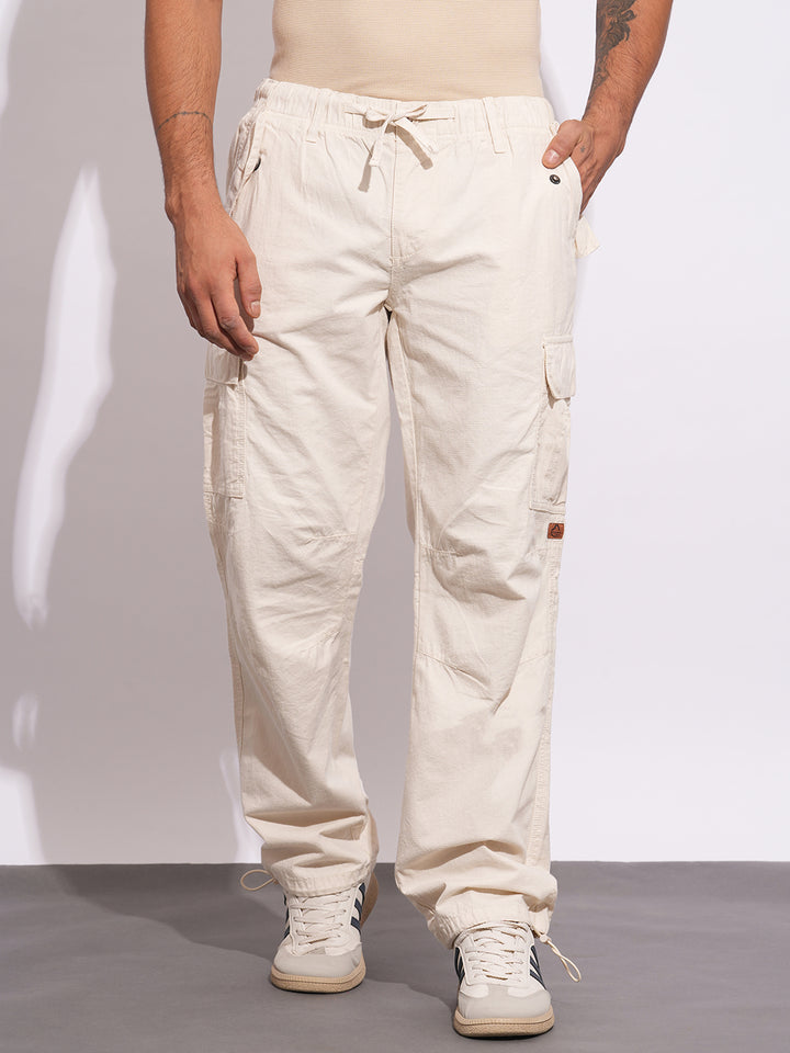 Fawn Loose Fit Cargo For Men By Being Human Clothing
