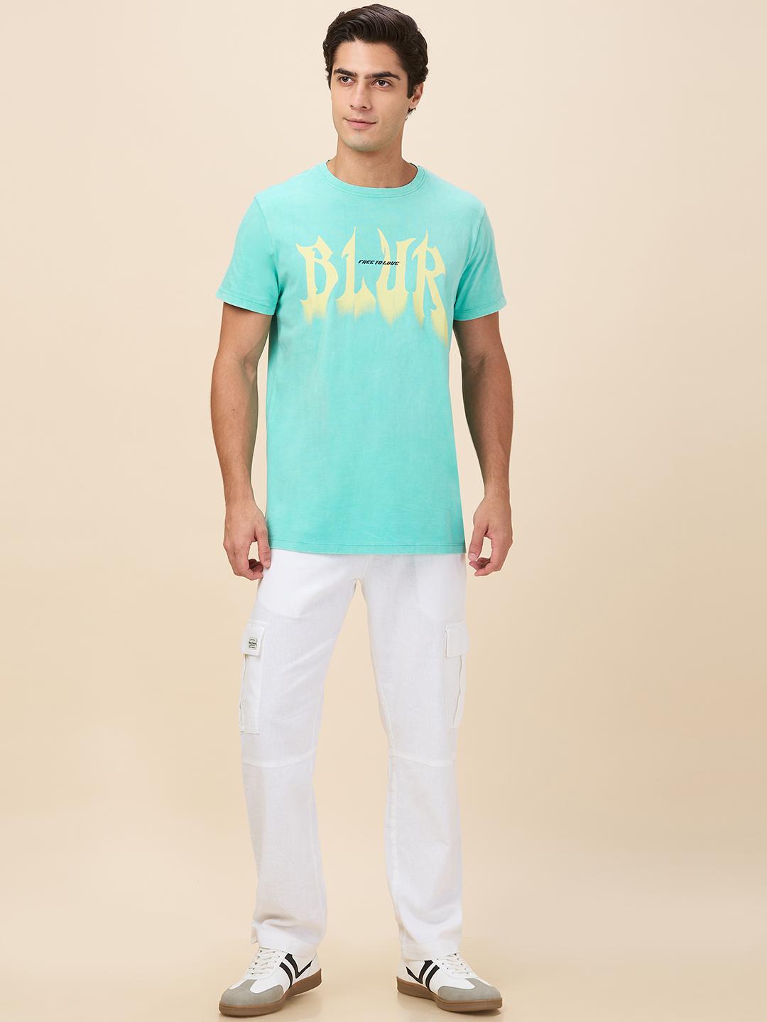 White Straight Fit Cargo For Men By Being Human Clothing